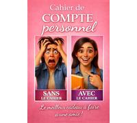 Cahier de Compte Personnel : Suivi des Dépenses et Budget Mensuel | Carnet de Gestion Simple et Efficace: Reprenez le contrôle de vos finances sans ... à une amie ! (Collection Cahiers de Comptes)