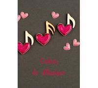 Cahier de Musique - Carnet de Partitions - 10 Portées par Pages avec Lignes - 150 Pages