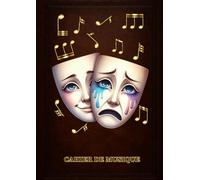 Cahier de musique (Édition Or): Papier à portées • 12 portées par page • A4 • 120 pages