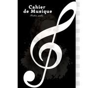 Cahier de Musique - Portées Vierges | Carnet de Composition A4 (21x29.7 cm), 100 Pages - 13 Portées: Portées seules pour piano, chant, violon, guitare ... et amateurs de musique classique - Noir
