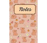 Cahier de notes capybara de 200 pages 8 1/2" x 11": Parfait pour l'école, le bureau ou même à la maison