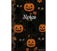 Cahier de Notes Halloween #2 Relié 6x9 | 303 Pages | Papier Ligné | Journal | Carnet d’Écriture, Planificateur | Prise de Notes | Par Bomoha: Grand ... | écrivains | professionnels | Papier blanc |