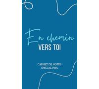 Cahier de notes ligné spécial PMA "en chemin vers toi": Carnet de suivi PMA - parfait pour les notes, rendez-vous médicaux, émotions et étapes importantes