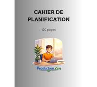 Cahier de planification journalière: Objectifs, tâches et notes - format 8.5 x 11 - 120 pages
