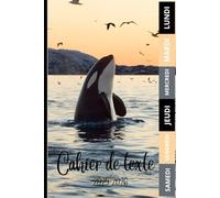 CAHIER DE TEXTE 2025-2026 ORQUE: Carnet de devoirs pour filles et garçons, pratique pour tous les matières : cm1 cm2 ce1 ce2 cp