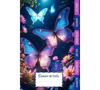 CAHIER DE TEXTE 2025-2026: Papillon pour fille en Primaire - Intérieur en Couleurs - Pour bien organiser et planifier votre année scolaire