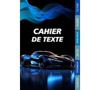Cahier de texte 2025- 2026 Voiture: CE1, CE2, CM1, CM2 , Collège | Pratique Pour Toutes Les Matières
