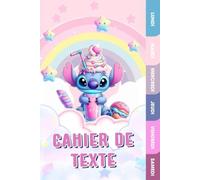 Cahier de Texte: Carnet Devoirs et Leçons Idéal pour les Garçons et Filles en Primaire | 100% en couleurs, fun et pratique