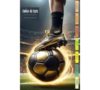 cahier de texte: Thème football | Intérieur en Couleurs | CE1, CE2, CM1, CM2, Collège Et Lycée | Pratique Pour Toutes Les Matières