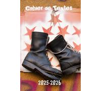 Cahier de Textes 2025 - 2026 - 2 Jours par Page - Thème Punk - 145 Pages