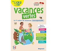 Cahier de vacances 2026, du CE2 vers le CM1 8-9 ans - Vacances vertes: Le premier cahier de vacances écoresponsable