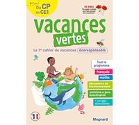Cahier de vacances 2026, du CP vers le CE1 6-7 ans - Vacances vertes: Le premier cahier de vacances écoresponsable