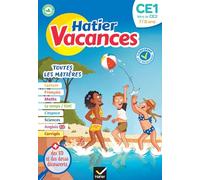 Hatier vacances - Cahier de vacances 2025 du CE1 vers le CE2 7/8 ans: pour réviser son année dans toutes les matières