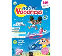 Hatier vacances - Cahier de vacances 2025 de la MS vers la GS 4/5 ans: pour réviser son année dans toutes les matières