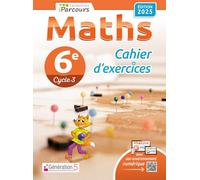 Cahier d'exercices iParcours maths 6e (édition 2025)