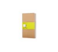 Moleskine Cahier Pocket Plain Journals Pack of 3, Kraft