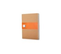 Moleskine Cahier Notebook Large Ruled Pack of 3 Kraft, none