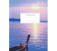 Cahier ligné A4 - 160 pages numérotées - Édition Premium Reliée: Carnet d’écriture à couverture rigide, interligne confortable 0,8 - Index inclus