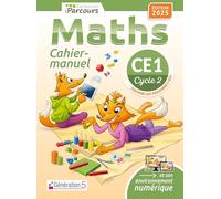 Cahier-manuel iParcours maths CE1 (édition 2025)