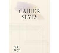Cahier Seyes 3 mm 288 Pages: Grand Cahier d’Écriture et d’Apprentissage