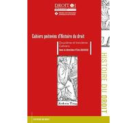 Cahiers Poitevins d'Histoire du droit - Douzième et treizième cahiers (Tome 113)