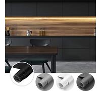 Cahomo 2 rolls PVC self-adhesive film, 61x550 cm, matt black, thickened kitchen cabinet sticker, furniture film, waterproof decorative film, wallpaper vinyl film for furniture, walls, film wallpaper