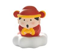 Cai Shen Figurine - Classic Fortune Statue, Symbol of Luck of Wealth | Car Dashboard Notebook Ornament Home Cabinet Decoration Prosperity Sign Living Room, Decoration
