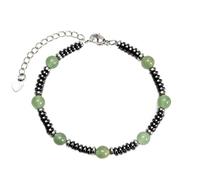 CAI YI MING Adjustable Energy Gemstone Bracelet for Women - A Gift for You & Your Besties, 6mm, stone