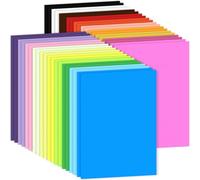 Caianwin 200 Sheets Coloured Paper - A4 Origami Paper 20 Vivid Colors, 60gsm Double Sided Construction Papers for Arts Craft, DIY, Cutting and Drawing
