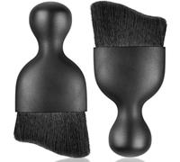 Caianwin Car Interior Dust Sweeping Soft Brush 2Pcs Cars Interior Cleaning Brushes With Soft Bristle Car Detailing Brush Cars Duster for Automotive Dashboard, Screen, Airconditioning Vents, Seats Gap