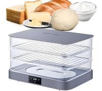 Caibendss 40L Bread Proofing Box Removable Electric Bread Dough Proofer Machine, With 1min-24h Timing And Adjustable 20~50°C TemperatureFermentation Evenly, For Home