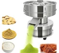 Caibendss 50W Automatic Electric Vibrating Flour Sieve with 40/60 Mesh Sieve, Electric Flour Sieve Stainless Steel Mesh Sieve, 1350 RPM for Flour, Mung Beans, Rice 10CM