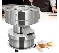 Caibendss 50W Automatic Electric Vibratory Tamiz with 40/60 Mesh Sieve, Flour Sieve, Stainless Steel Agitter Sieve, 1350 RPM/min for Flour Particle Bean 15CM