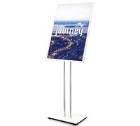 Caibendss Adjustable LED Standing Sign Holder,Floor Standing LED Light Box Billboard180° Angle Adjustment,for Coffee Shops Flower Shops Cinemas Restaurants Blackframe-43.5 * 60cm