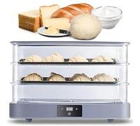 Caibendss Electric Dough Proofer - 40L Household Bread Proofing Box with Adjustable Temperature and Humidity Control for Even Fermentation for Making Bread, Yogurt, Natto