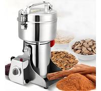 Caibendss Mill Powder Machine Swing Type Commercial Electric Grain，304 Stainless Steel Pulverizer 30000 rpm for Dry Grains Spices Cereals Coffee Corn Pepper 800G