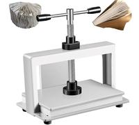 Caibendss Office Invoice Steel Flattening Machine Manual Paper Press Machine for Bookbinding A3/A4 Flattening Tool, 1500kg Pressure, for Documents, Banknotes, Vouchers,Checks A3