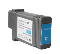 Caidi 1 x Compatible Inkjet Cartridges PFI-102 for Canon imagePROGRAF iPF500 iPF510 iPF600 iPF605 iPF610 iPF700 iPF710 iPF720 Printers (1 x C)