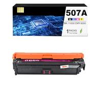 CAIDI 507X 507A Toner Cartridge Compatible with HP 507X 507A CE400A Laserjet Enterprise 500 Color M551dn M551n M551xh MFP M575dn M575F M570dn 570dw 575c (Magenta: 6000 Pages)