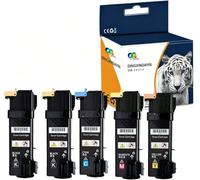 CAIDI Compatible High-Yield Toner Cartridges, for 2150CN Printers, 5-Pack | compatible toner cartridge Dell 2150cdn Dell 2155cdn Dell 2150cn Dell 2155cn