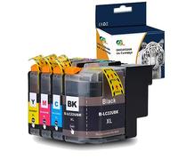 Caidi® LC22UXL Replacement for Brother LC22U XL High Capacity Ink Cartridges Compatible with Brother DCP-J785DW MFC-J985DW Printer Pack (4 Pack)