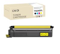 CAIDI TN-248XL TN248 Compatible Toner Cartridges for Brother TN-248 TN248XL TN-248BK for Brother DCP-L3560CDW DCP-L3520CDWE L3520CDW MFC-L3760CDW L3740CDWE L3740CDW (Yellow)