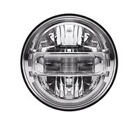 CAIDIS Front Light Assembly Assy For Jeep For Wrangler JK TJ LJ 7 Inch Led Headlight H4 DRL Round 7'' Headlights Headlamp Assembly(1Piece Silver)