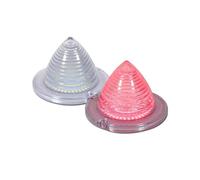 CAIDIS Rear Tail Light For Chevrolet For Bel For Air For Biscayne For Nomad El For For Camino For Impala 1960 1961 LED Car Rear Tail Lights Brake Lights Tail Light(Clear Lens Red)