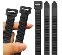Caiery Extra Large Cable Ties 12mm X 500mm, Heavy Duty Tie Wraps, Premium Zip Ties, Nylon Cable Zip Ties, Black, 50PCS