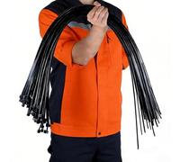 Caiery Extra Large Cable Ties 12mm X1200mm, Heavy Duty Tie Wraps, Premium Zip Ties, Nylon Cable Zip Ties, Black, 25PCS