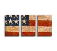 CAIFGQ American Flag Art Poster Canvas Poster Wall Art Print Picture Paintings 12x18inch(30x45cm)