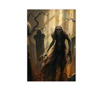 CAIFGQ Arab Cemetery Demon Poster Canvas Poster Bedroom Decor Landscape Decor Gift 20x30inch(50x75cm)