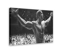 CAIFGQ Arnold Schwarzenegger 1974 Retro Poster Canvas Poster Bedroom Decor Landscape Decor Gift 12x18inch(30x45cm)