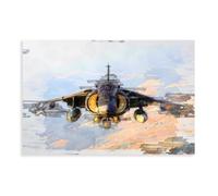 CAIFGQ McDonnell Douglas AV-8B Harrier Poster Canvas Poster Wall Art Print Picture Paintings 12x18inch(30x45cm)